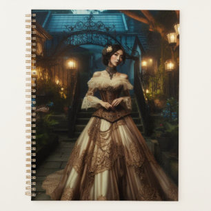 Steampunk Vintage Viktorianische Mondlicht Lady Planer