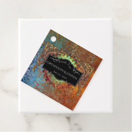 Steampunk Vintage Wedding "Danke" Geschenkanhänger