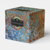 Steampunk Vintage Wedding Geschenkschachtel (Rückseite)