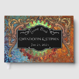 Steampunk Vintage Wedding Personalisiert Gästebuch