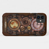 Steampunk Vintager Timepiece #1B Case-Mate iPhone Hülle (Rückseite (Horizontal))