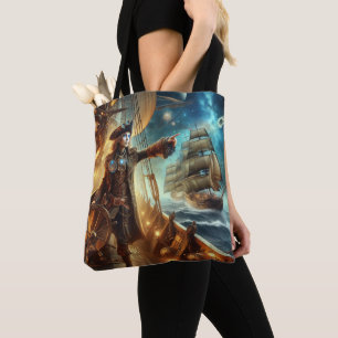 Steampunk Vintager Viktorianischer Ozeanraum Tasche