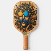 Steampunk Visionary on Pickleball Paddle (Vorderseite)