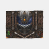 Steampunk Visions Fleecedecke (Vorderseite (Horizontal))