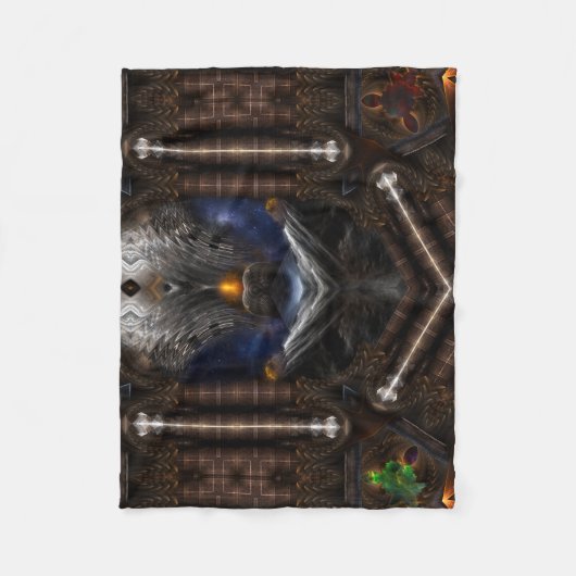 Steampunk Visions Fleecedecke (Vorderseite)