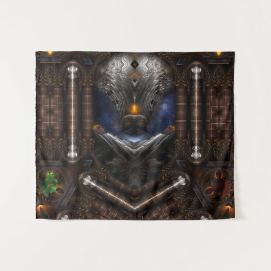 Steampunk Visions Wandteppich (Vorderseite (Horizontal))