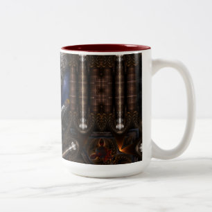 Steampunk Visions Zweifarbige Tasse
