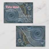 Steampunk Visitenkarte (Vorne/Hinten)