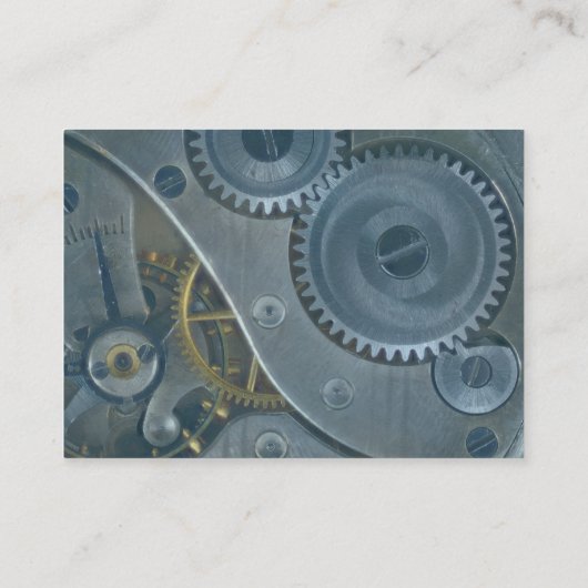 Steampunk Visitenkarte (Rückseite)