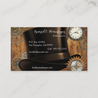 Steampunk Visitenkarten (Fronten-und Visitenkarte