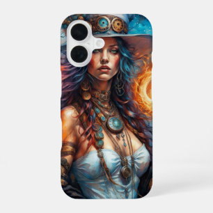 Steampunk Voodoo Queen 1 iPhone 16 Hülle