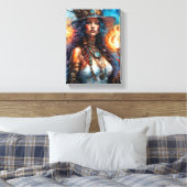 Steampunk Voodoo Queen 1 Leinwanddruck (Insitu (Schlafzimmer))