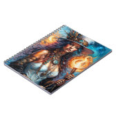 Steampunk Voodoo Queen 1 Notizblock (Linke Seite)