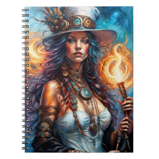 Steampunk Voodoo Queen 1 Notizblock (Vorderseite)