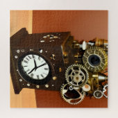 Steampunk Vulcan Timetravel Device Puzzle (Horizontal)