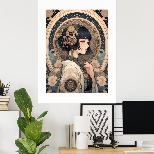 STeAMPuNK+WAGiRL Poster (Heimbüro)