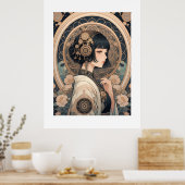 STeAMPuNK+WAGiRL Poster (Küche)