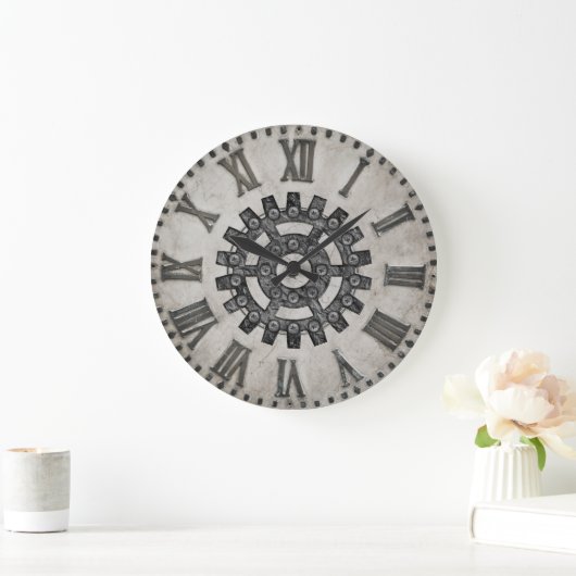 Steampunk Wall Clock Große Wanduhr (Zuhause)