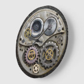 SteamPunk Wall Clock, Metal Clock, Acrylic Clock Große Wanduhr (Winkel)