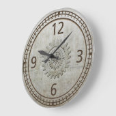 Steampunk-Wand-Uhr Große Wanduhr (Winkel)
