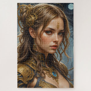 Steampunk Warrior Princess Puzzle