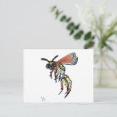 Steampunk Wasp.jpg Postkarte (Stehend Vorderseite)