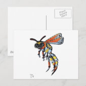 Steampunk Wasp.jpg Postkarte (Vorne/Hinten)