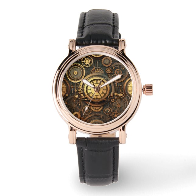 Steampunk Watch Armbanduhr (Vorderseite)