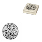 Steampunk Watch Gears Rubber Art Briefmarke Gummistempel (Stempel)