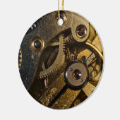 Steampunk Watch Mechanism Keramik Ornament (Links)