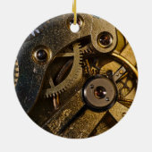 Steampunk Watch Mechanism Keramik Ornament (Hinten)