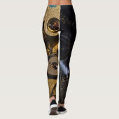 Steampunk Watch Mechanism Leggings (Rückseite)