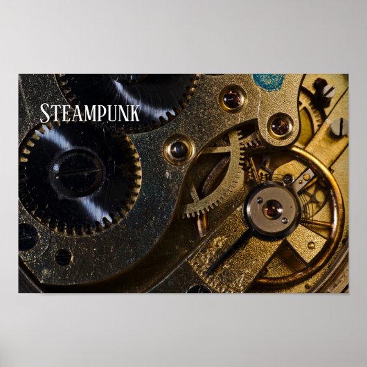 Steampunk Watch Mechanism Poster (Vorne)