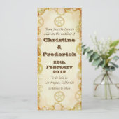 Steampunk Wedding, Ankündigung Datum freihalten (Stehend Vorderseite)