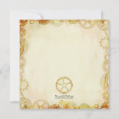 Steampunk Wedding, Ankündigung Datum freihalten (Rückseite)