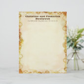Steampunk Wedding, Briefkopf (Stehend Vorderseite)