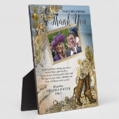 Steampunk Wedding by Sea Danke Fotoplatte (Seite)