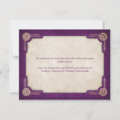 Steampunk Wedding Dankeskarte (Rückseite)