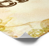 Steampunk Wedding, dekoratives horizontales Banner Poster (Ecke)