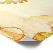 Steampunk Wedding, dekoratives vertikales Banner Poster (Ecke)