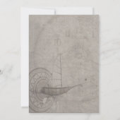 Steampunk Wedding Einladung (Rückseite)