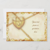 Steampunk Wedding, Einladung (Rückseite)