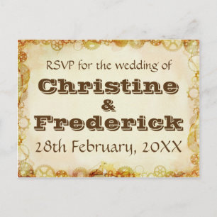 Steampunk Wedding, UAWG Postkarte
