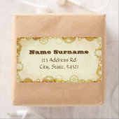 Steampunk Wedding, Versandaufkleber (Insitu)