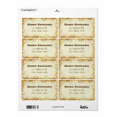 Steampunk Wedding, Versandaufkleber (Vorne)