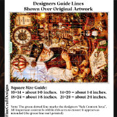 Steampunk-Weihnachts-Spielzeugwerkstatt FV4 Decoup Seidenpapier