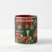 Steampunk-Weihnachtsbaumschmuck Kaffeetasse (Zentrum)