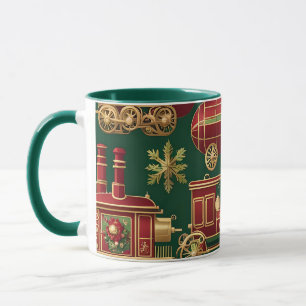 Steampunk-Weihnachtsbaumschmuck Kaffeetasse