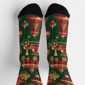 Steampunk-Weihnachtsbaumschmuck Socken (Oben)