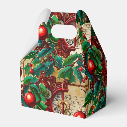 Steampunk Weihnachtsdesign Geschenkschachtel (Vorderseite)